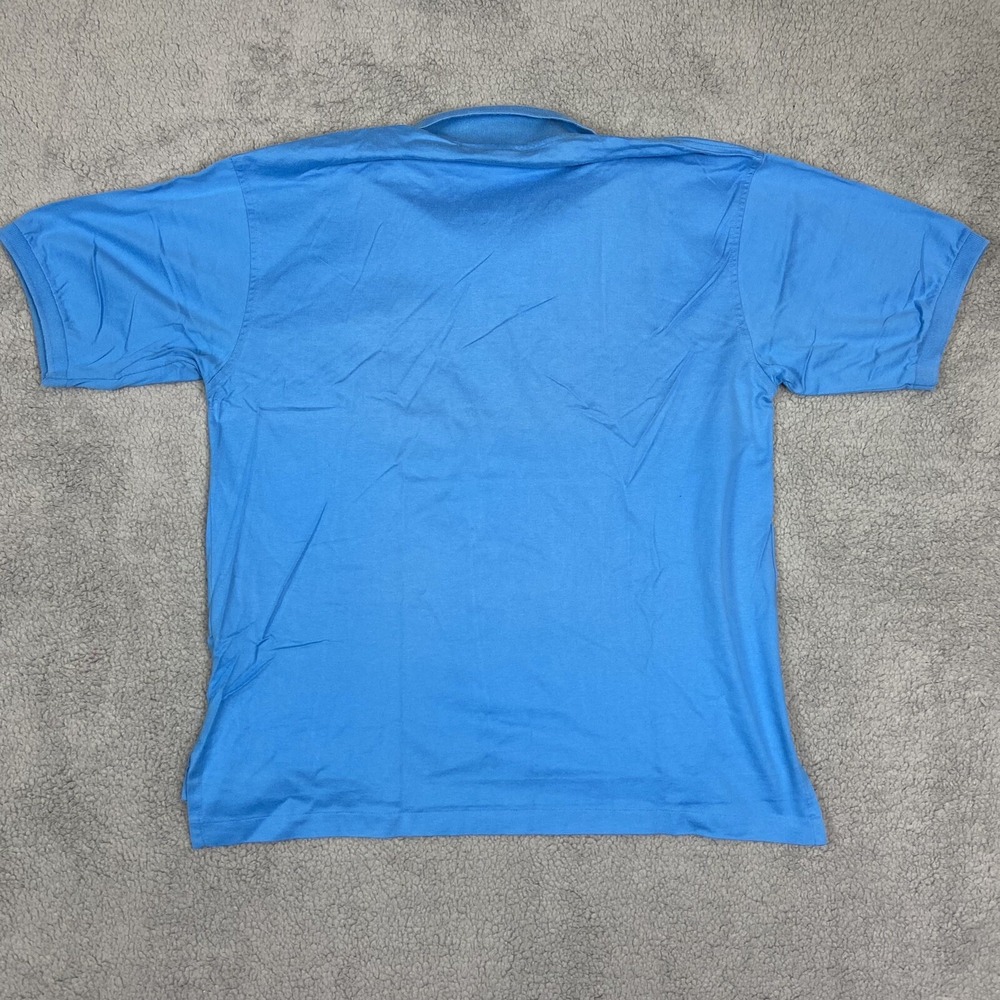 Vintage Crazy Shirt Hawaii Pebble Beach Polo Shirt Mens XL Blue Cotton USA - Picture 8 of 8